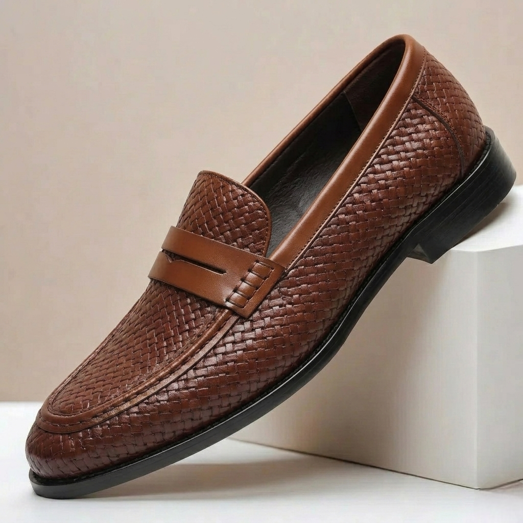 Carvello Cowhide Leather Loafers