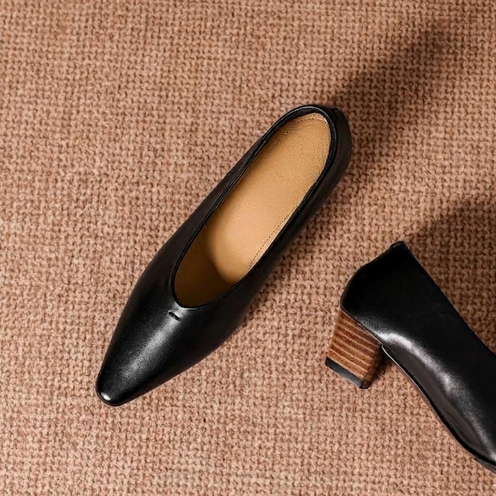 Marcella Genuine Leather Heels