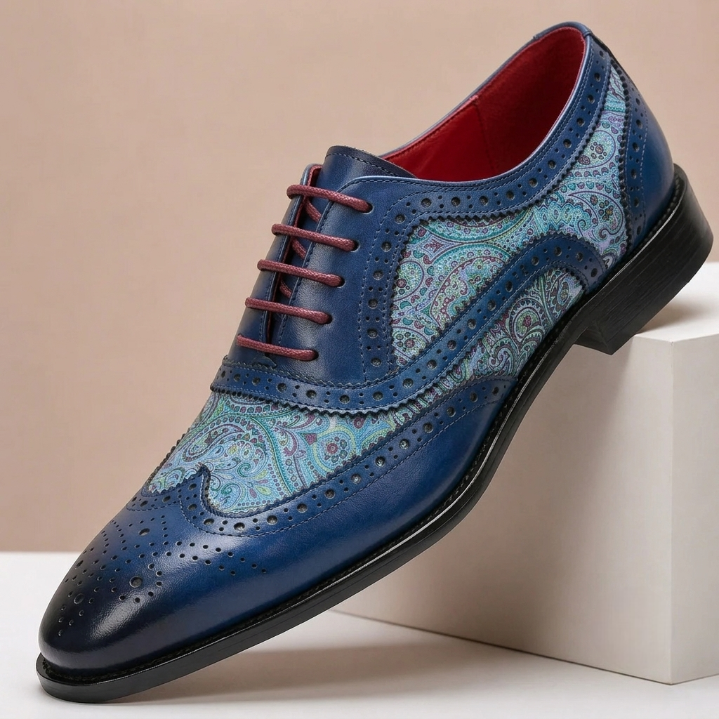 Stefano Cowhide Leather Shoes