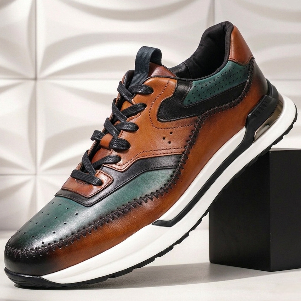 Castello Cowhide Leather Sneakers