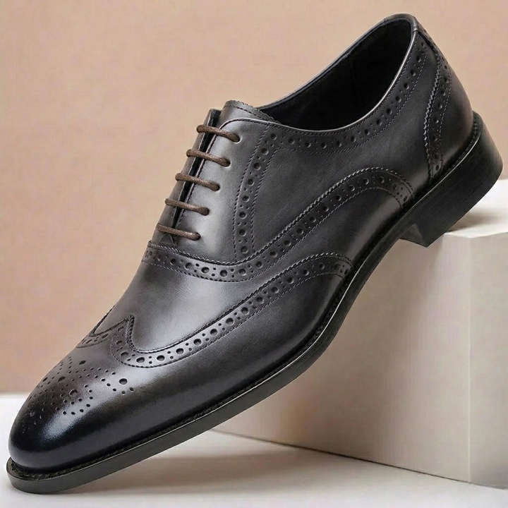 Alessandro Cowhide Leather Shoes