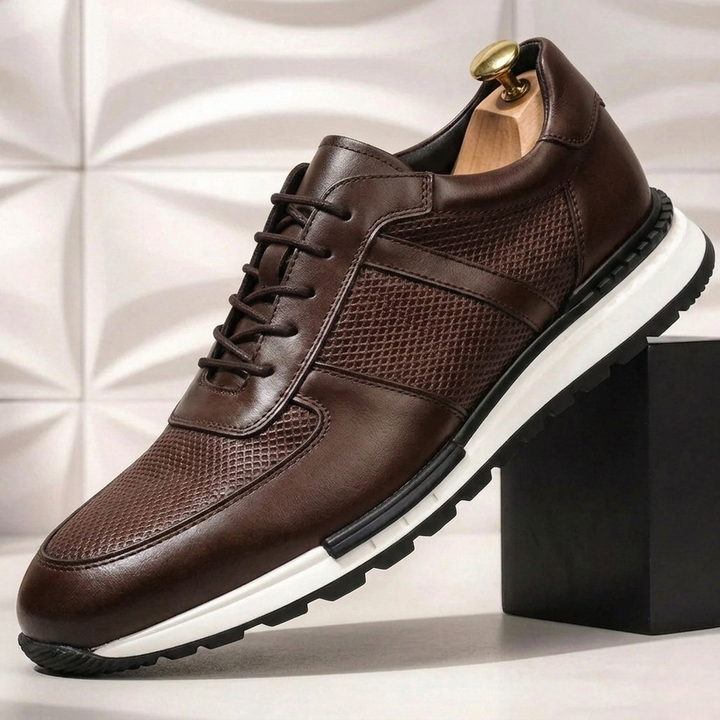 Marcelli Cowhide Leather Sneakers