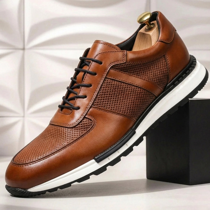 Marcelli Cowhide Leather Sneakers