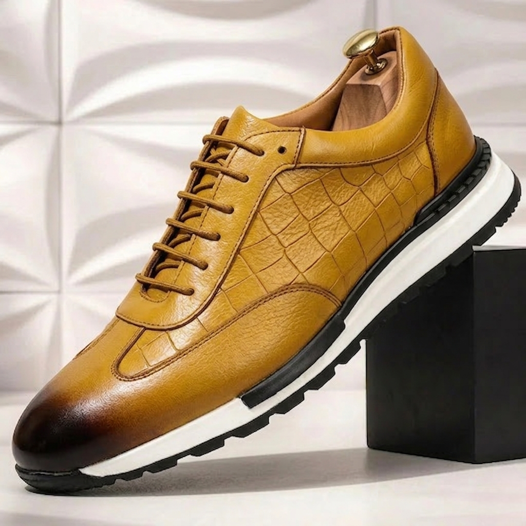 Luceratti Cowhide Leather Sneakers