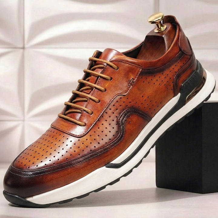 Valencia Cowhide Leather Sneakers