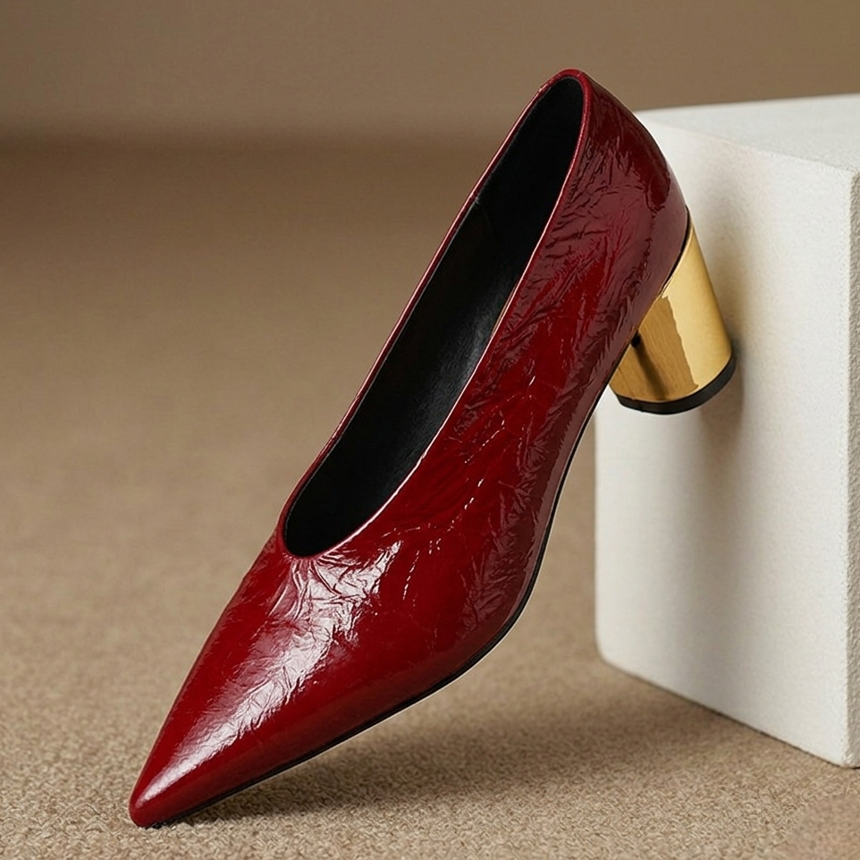 Calora Genuine Leather Heels