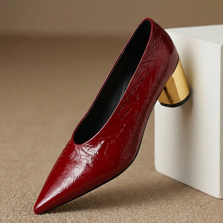 Calora Genuine Leather Heels