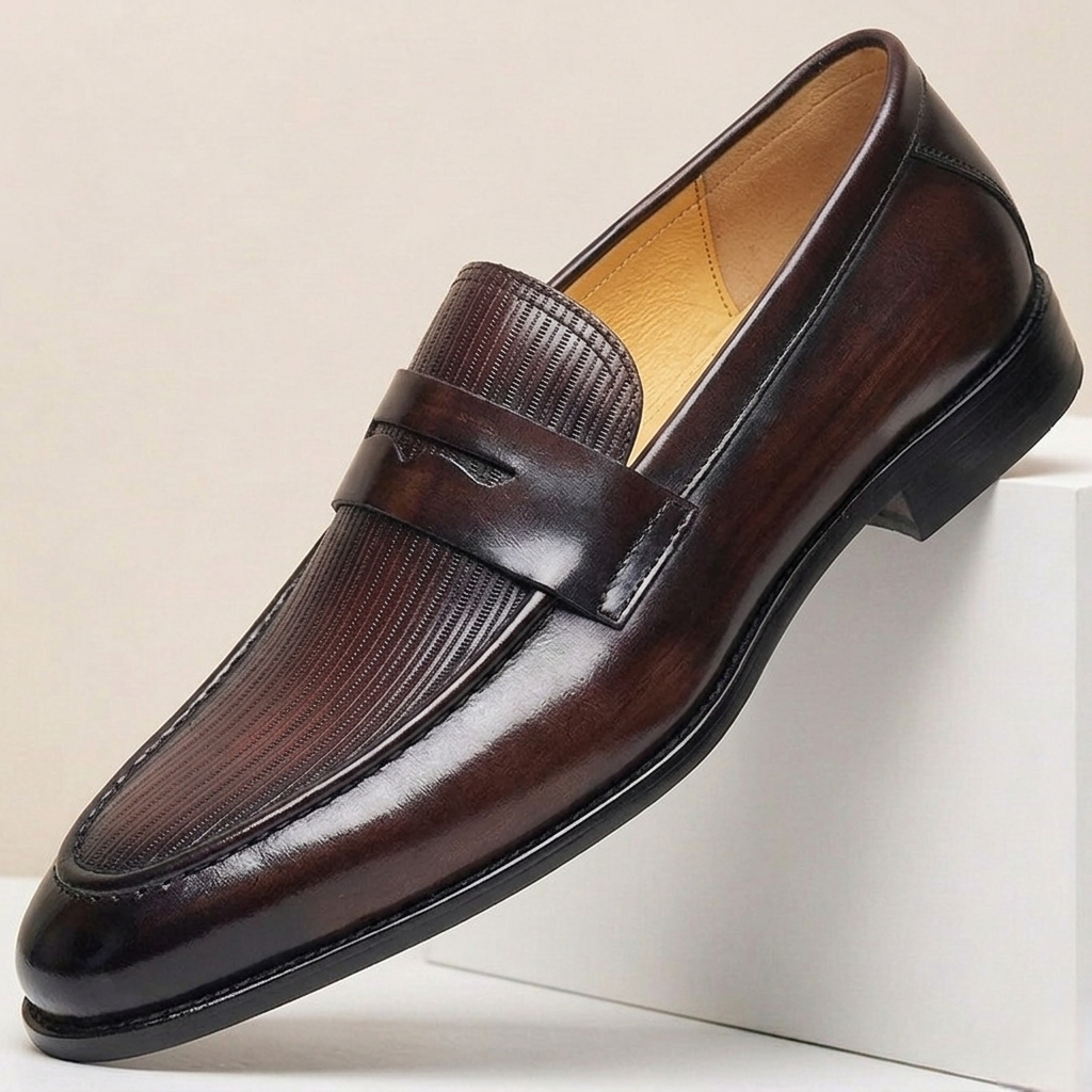 Marzoni Cowhide Leather Loafers