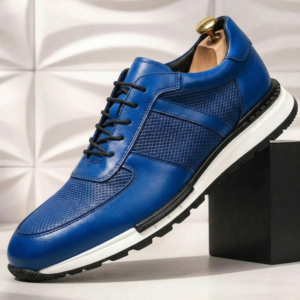 Marcelli Cowhide Leather Sneakers