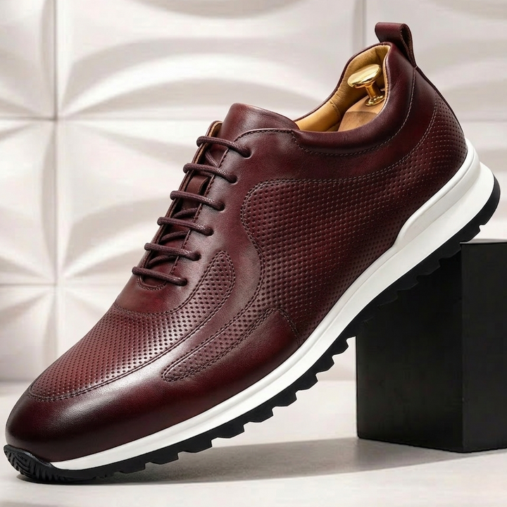 Lussu Cowhide Leather Sneakers