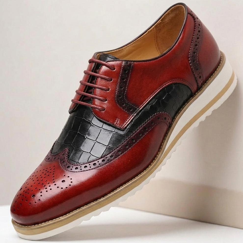 Romano Cowhide Leather Shoes