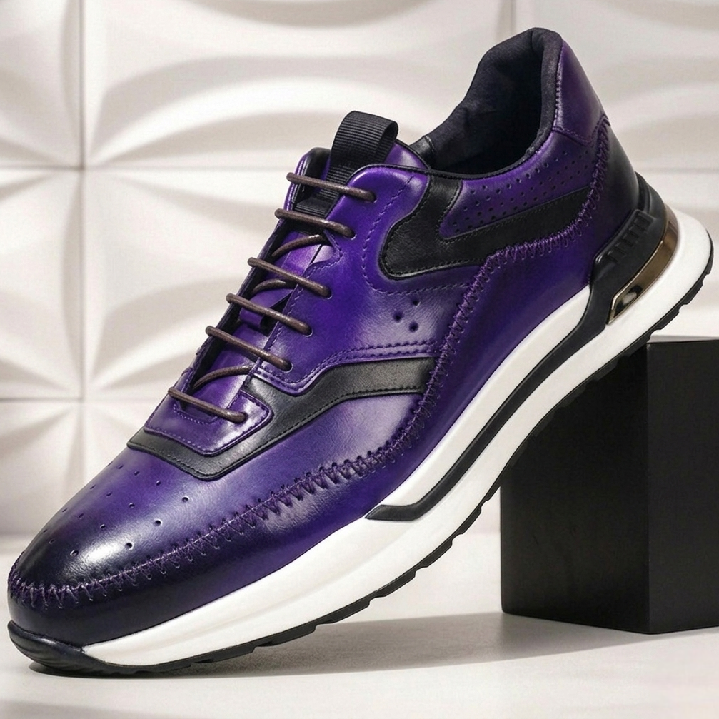 Castello Cowhide Leather Sneakers