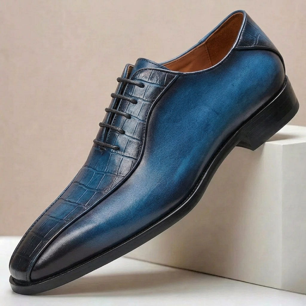 Azzuro Cowhide Leather Shoes