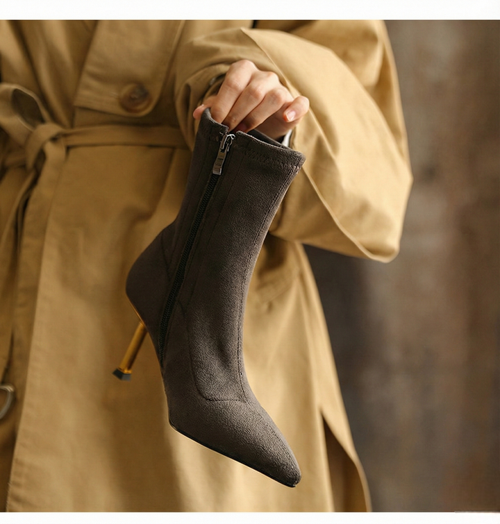 Jade Genuine Suede Boots