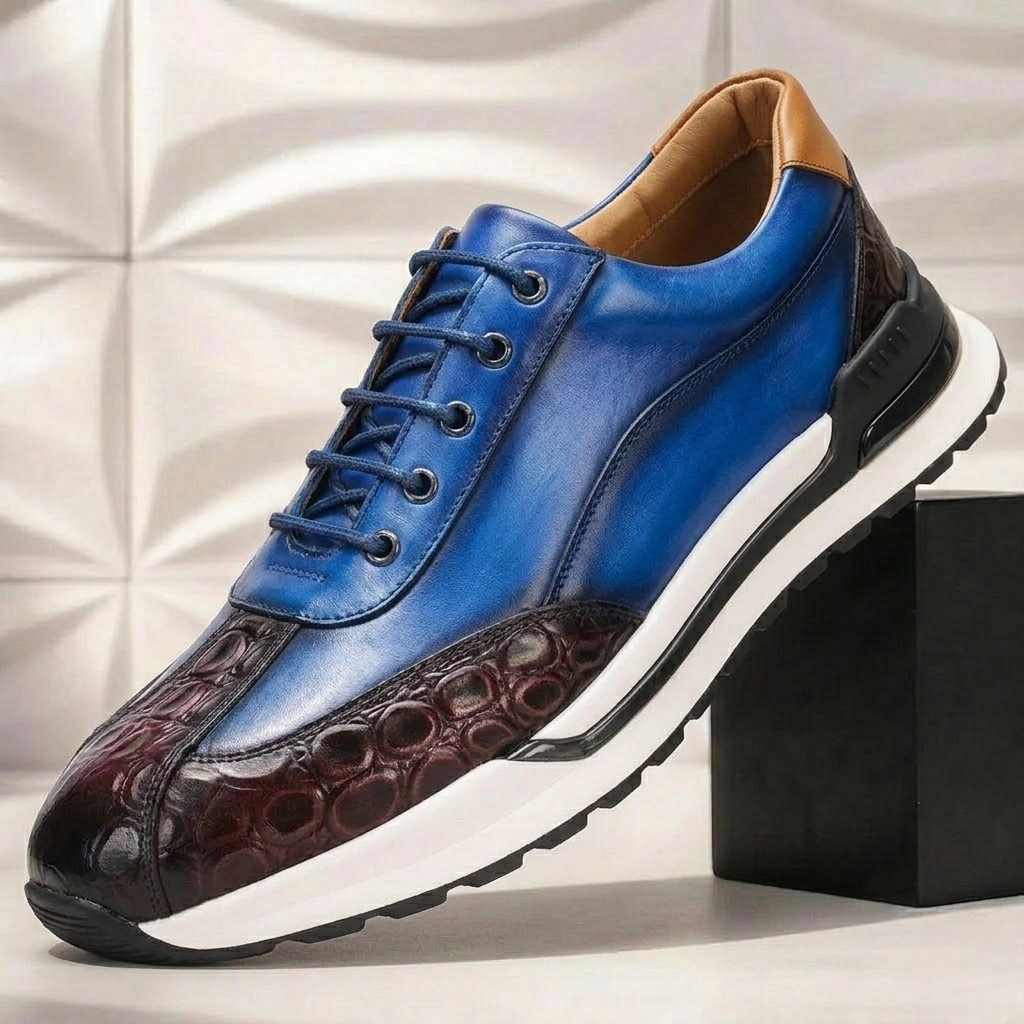 Malvani Cowhide Leather Sneakers