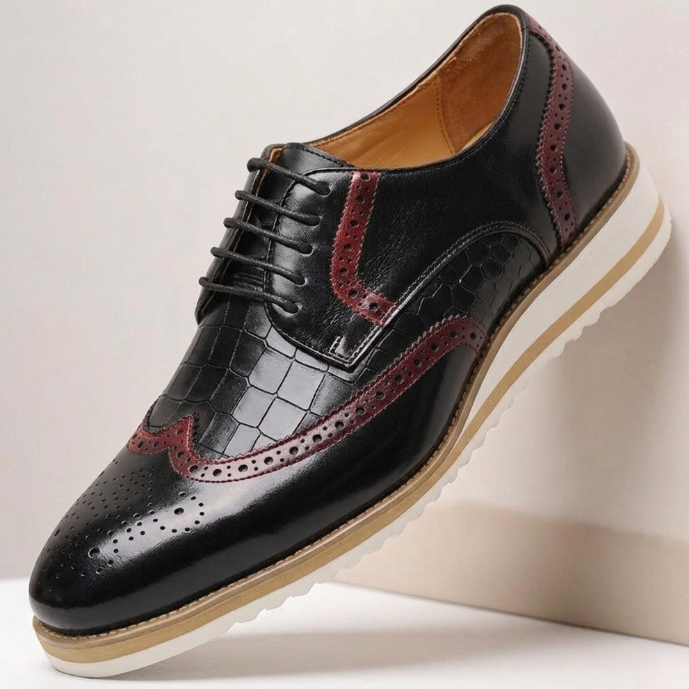Romano Cowhide Leather Shoes