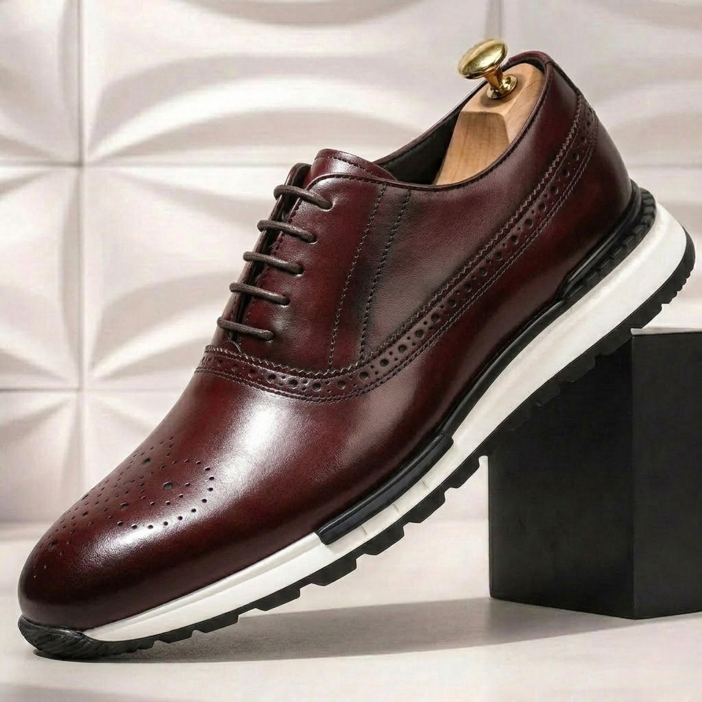 Luvino Cowhide Leather Sneakers