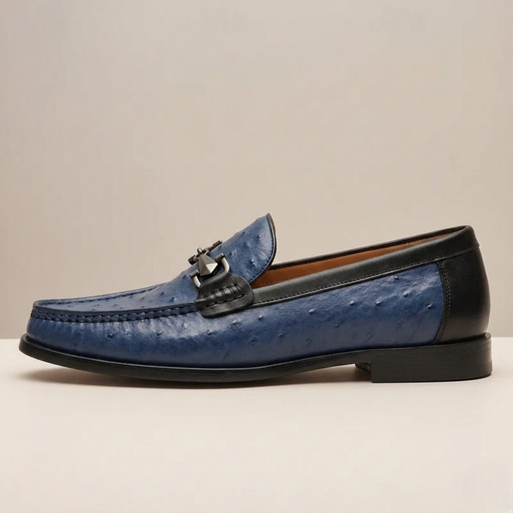 Orvani Cowhide Leather Loafers
