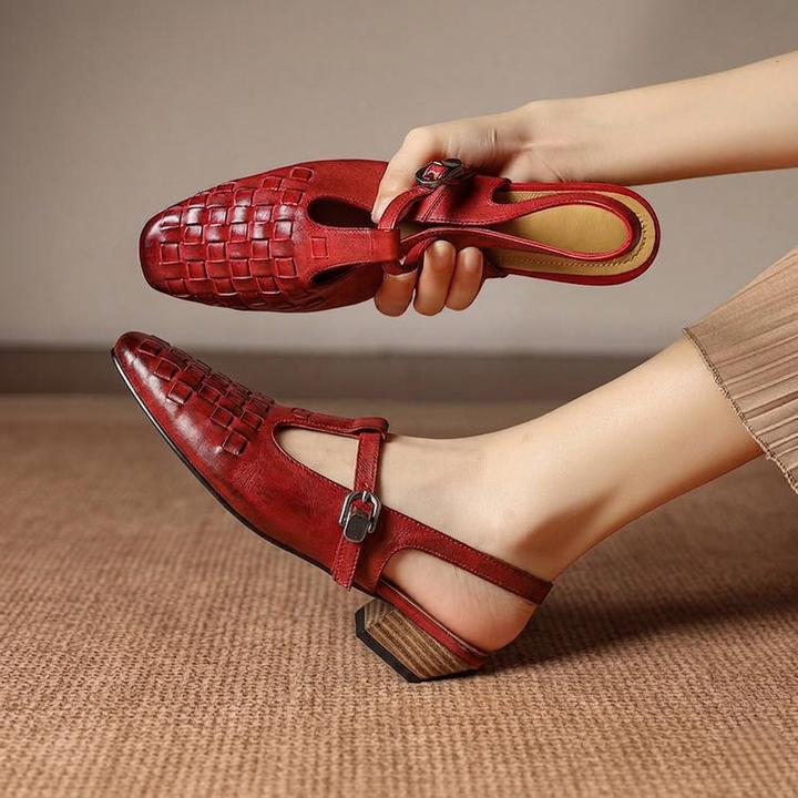 Lietta Genuine Leather Heels