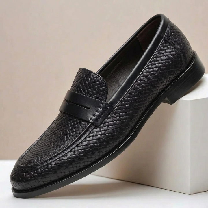 Carvello Cowhide Leather Loafers