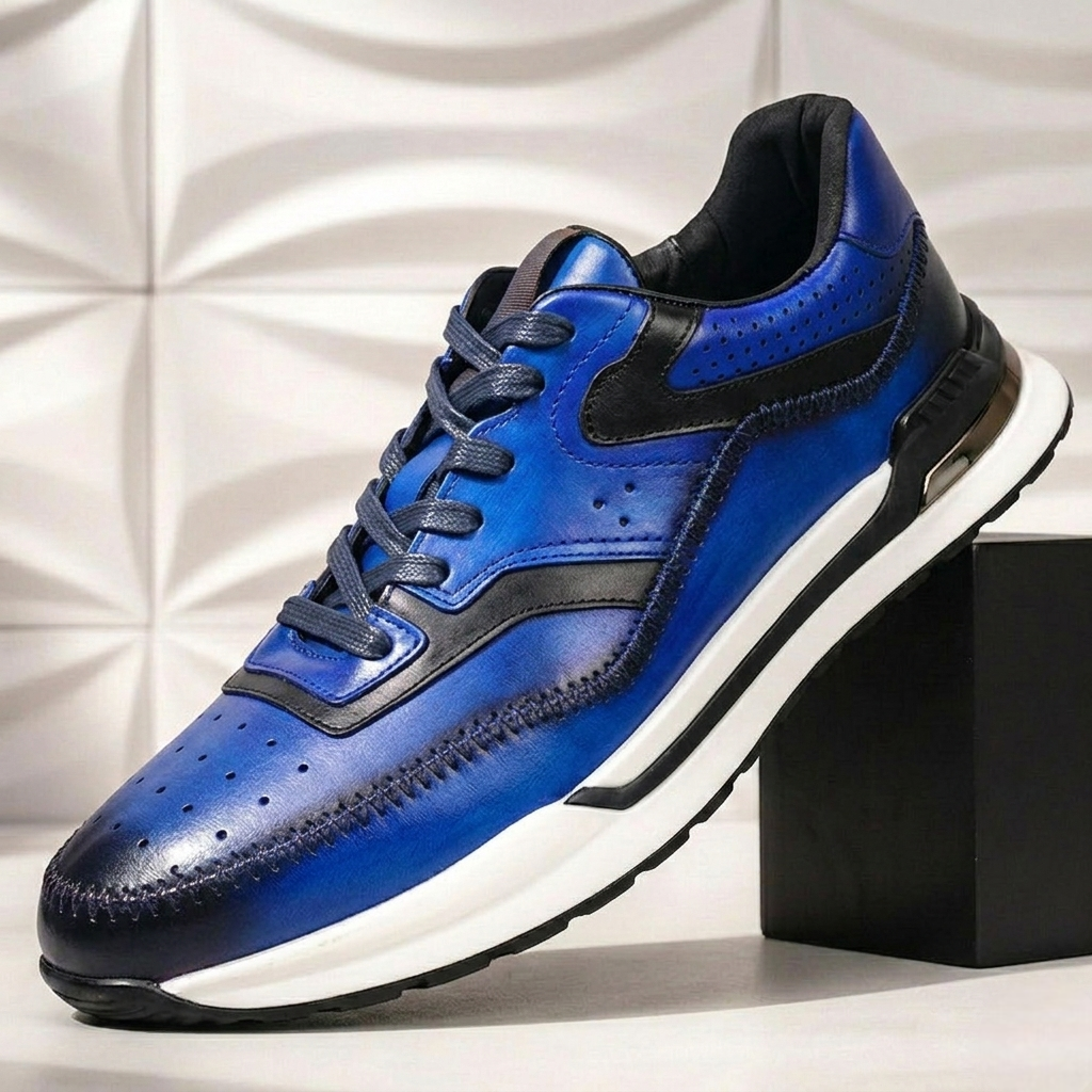 Loretto Cowhide Leather Sneakers