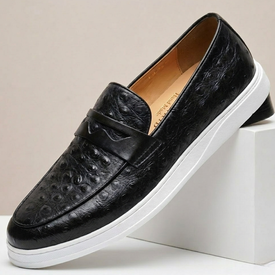 Lucente Cowhide Leather Loafers