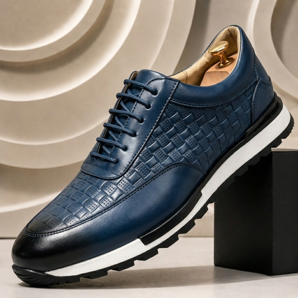 Rossi Cowhide Leather Sneakers