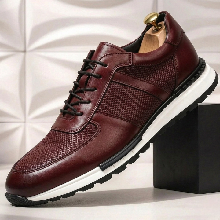 Marcelli Cowhide Leather Sneakers