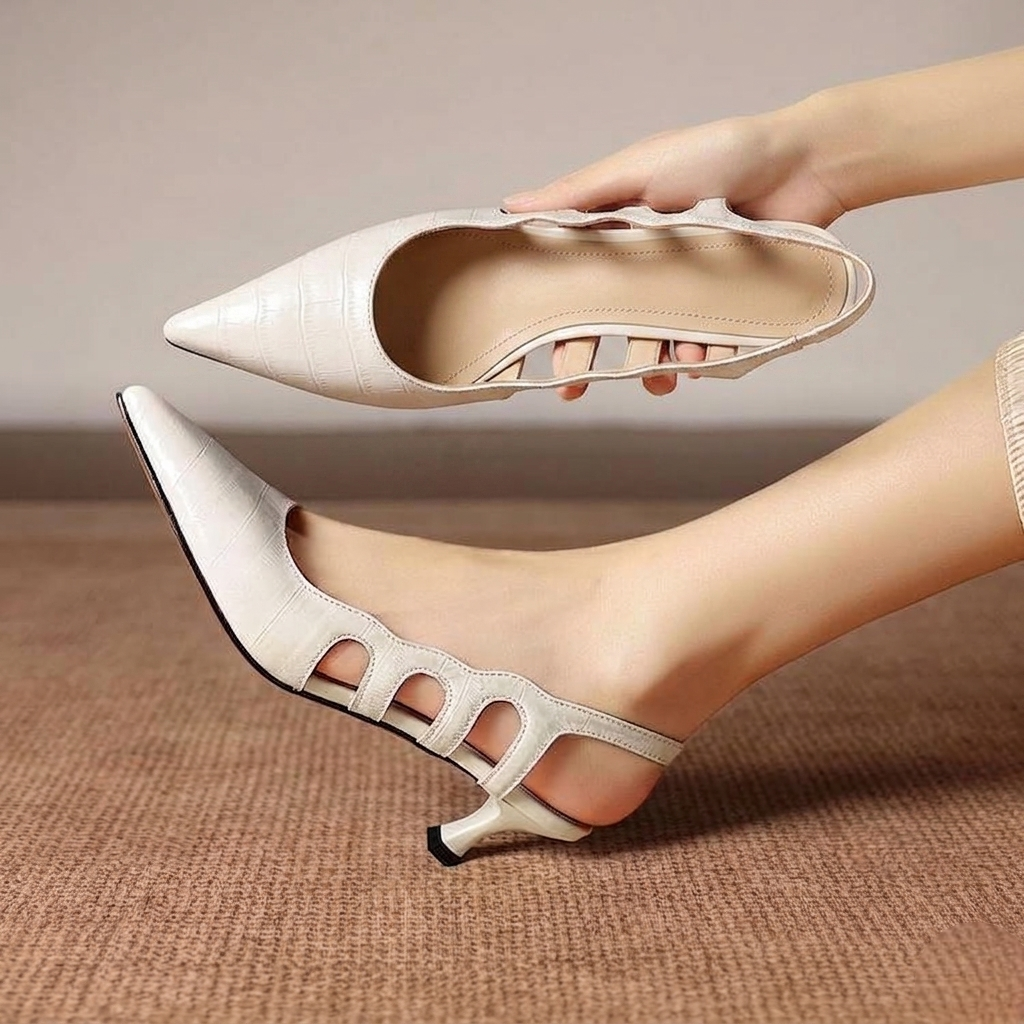 Renata Genuine Leather Heels