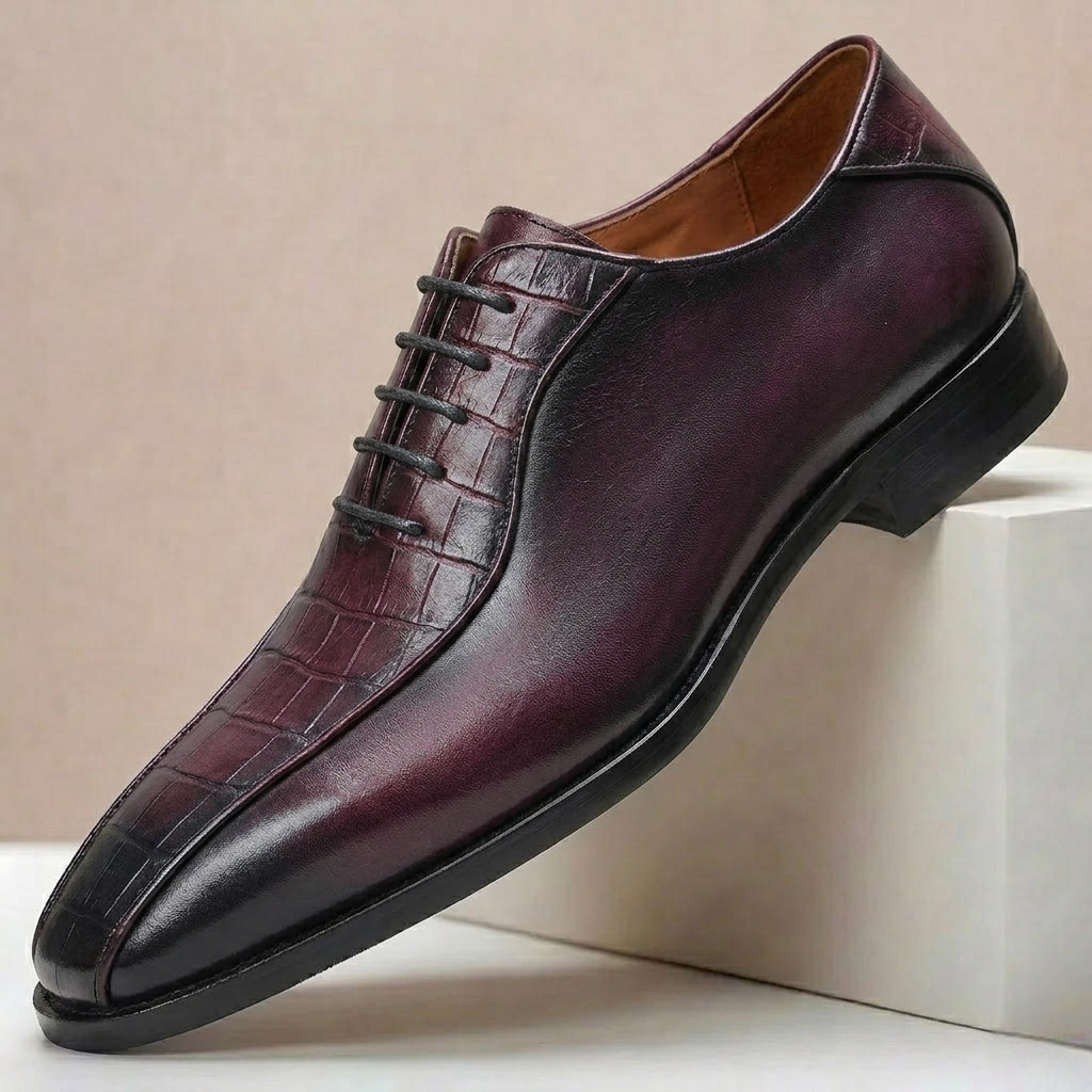 Azzuro Cowhide Leather Shoes