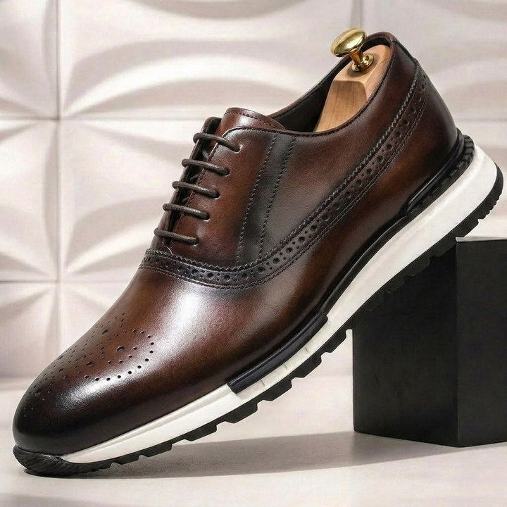 Luvino Cowhide Leather Sneakers