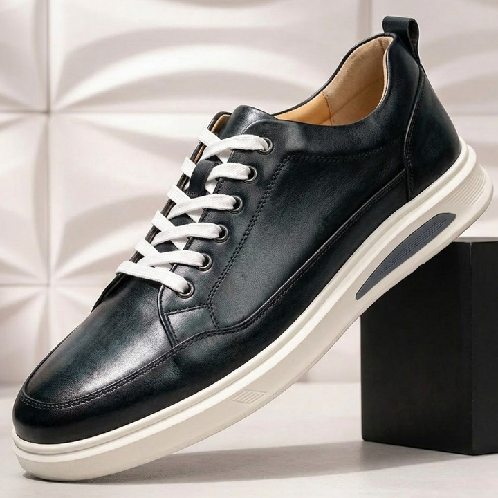 Orvian Cowhide Leather Sneakers