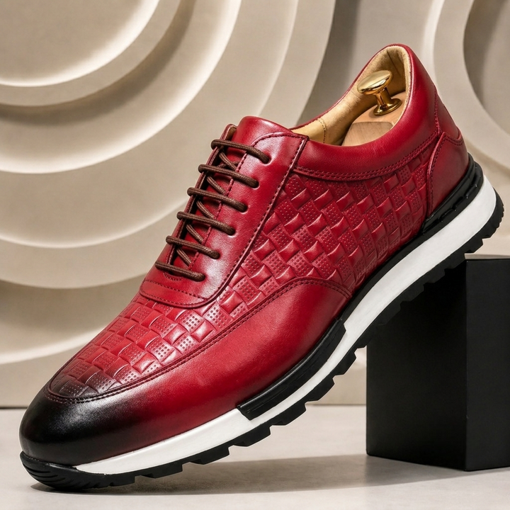 Rossi Cowhide Leather Sneakers