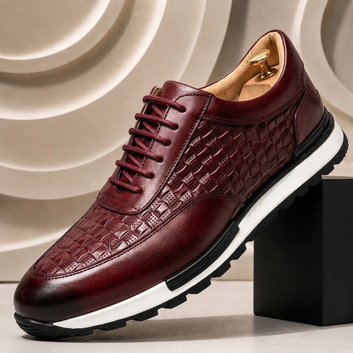 Rossi Cowhide Leather Sneakers