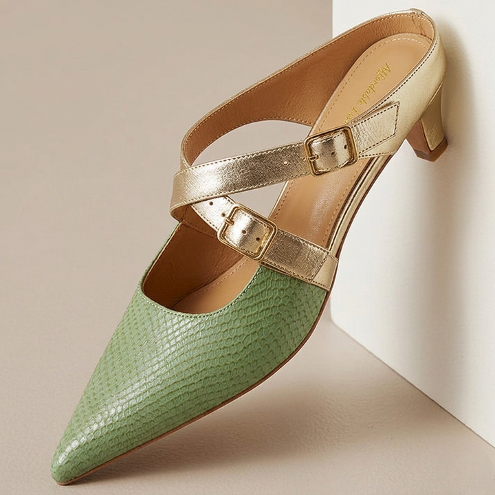 Brielle Genuine Leather Mules
