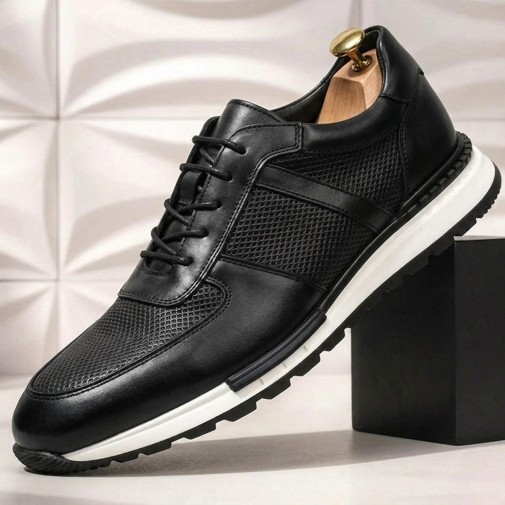 Marcelli Cowhide Leather Sneakers
