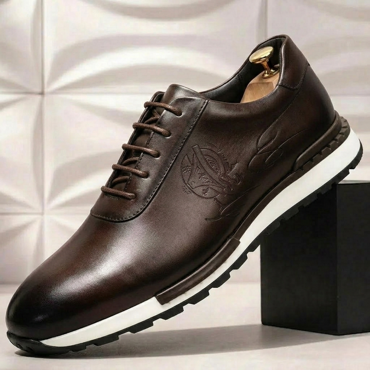 Rovatti Cowhide Leather Sneakers