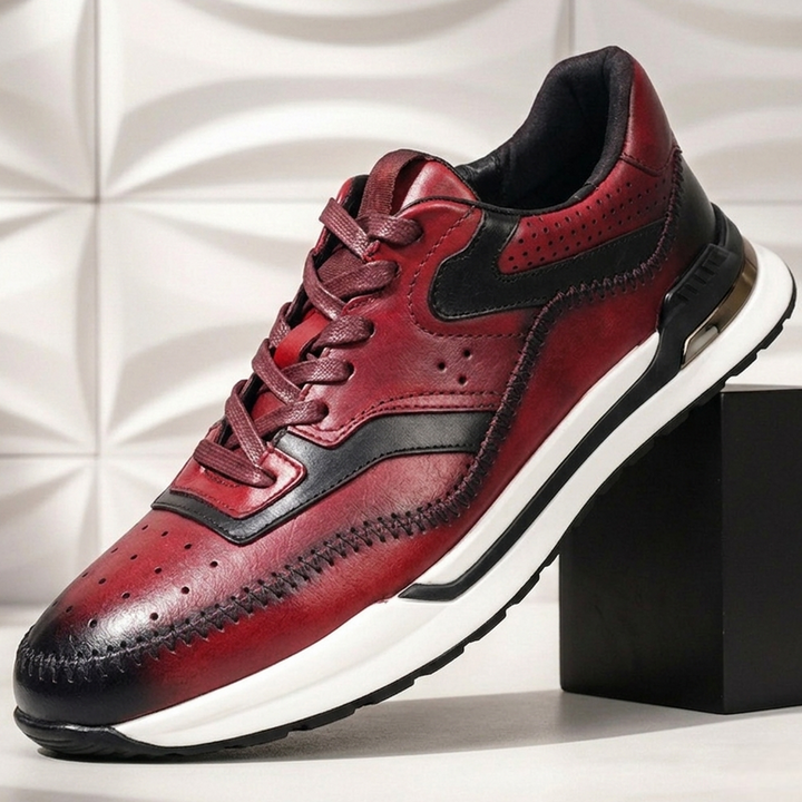Loretto Cowhide Leather Sneakers