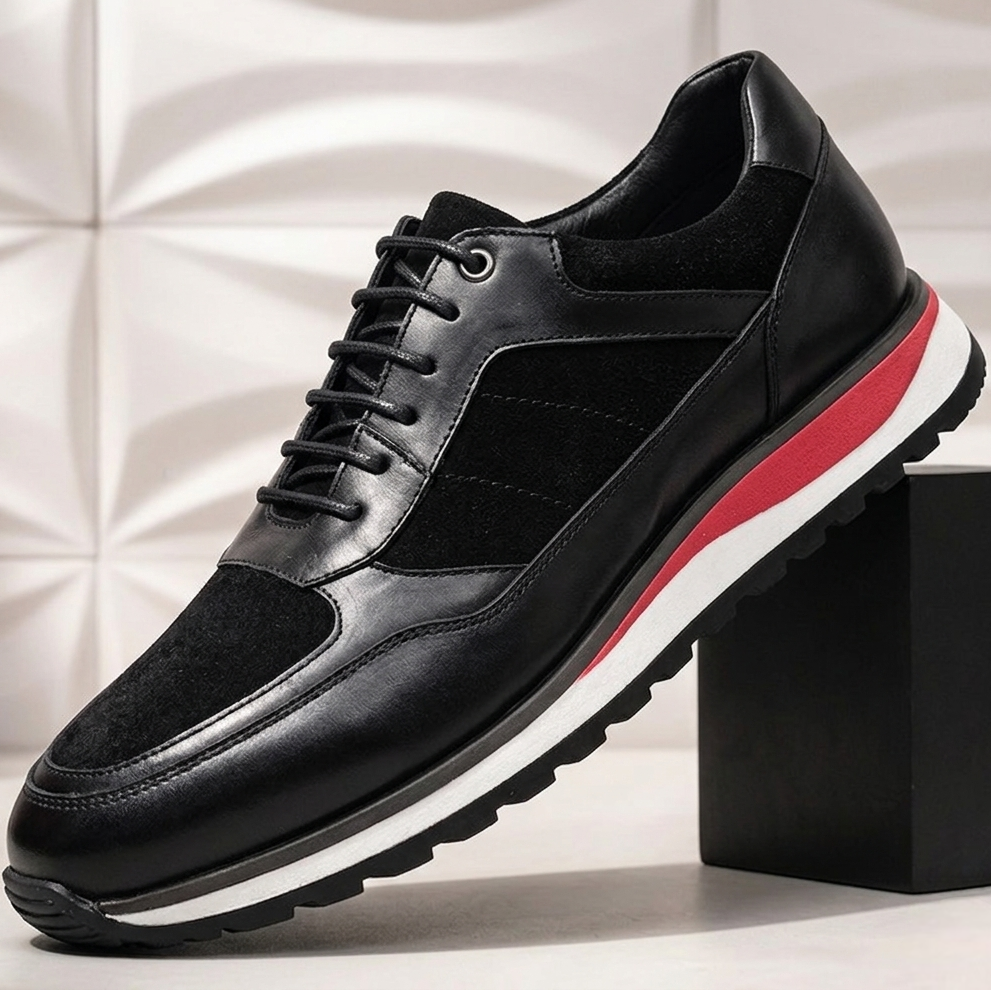 Lurelli Cowhide Leather Sneakers