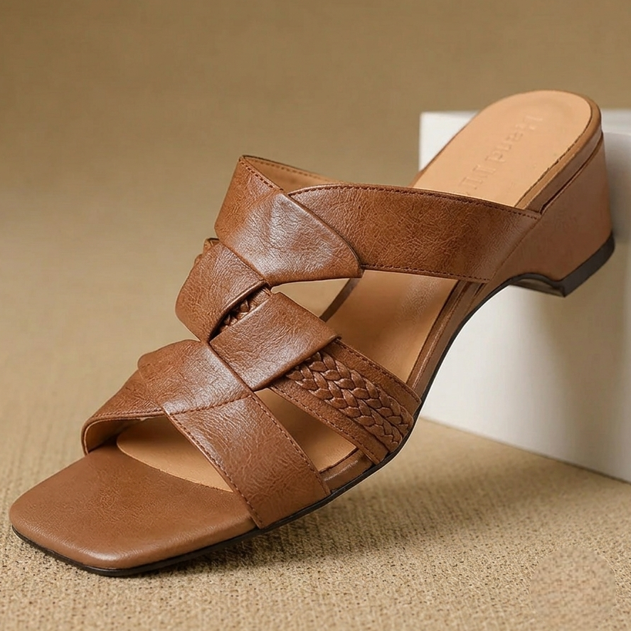Elanora Genuine Leather Mules