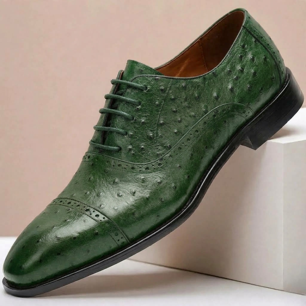 Borvaro Cowhide Leather Shoes