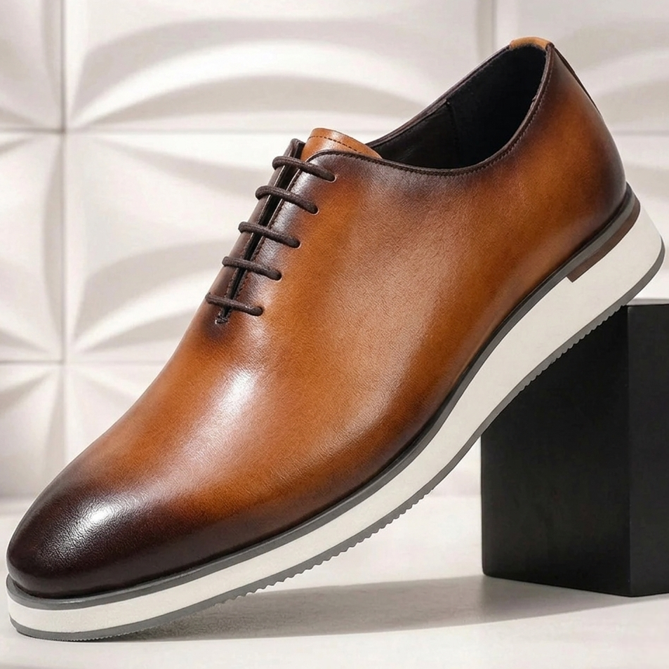 Lorenzo Cowhide Leather Shoes