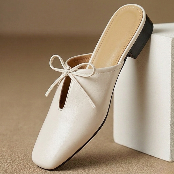 Rosalia Genuine Leather Mules