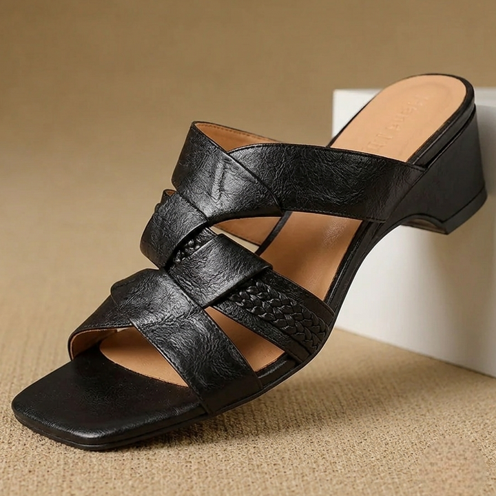 Elanora Genuine Leather Mules