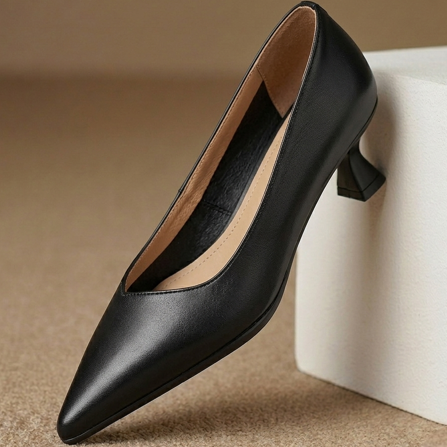 Valeria Genuine Leather Heels