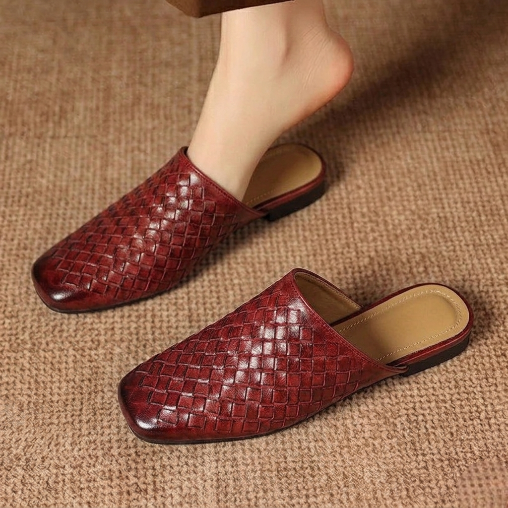Varelina Genuine Leather Mules