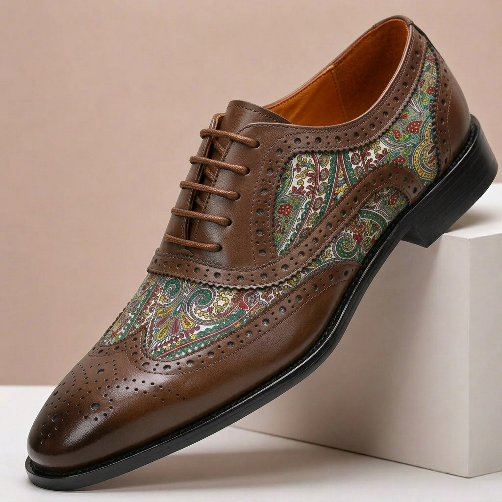 Stefano Cowhide Leather Shoes