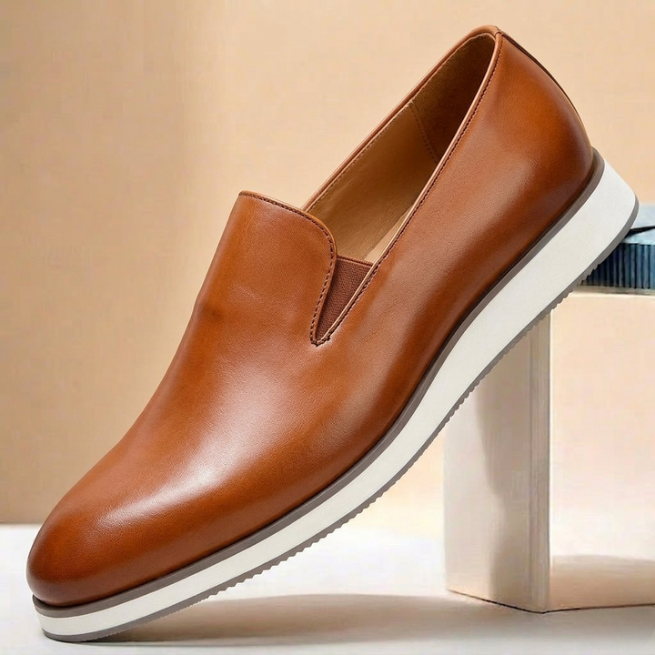 Montario Cowhide Leather Loafers