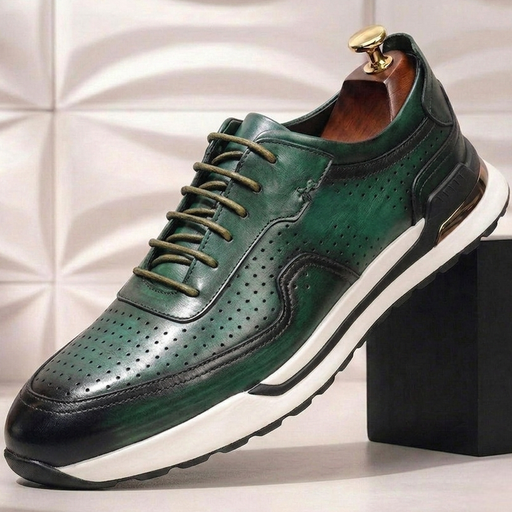 Valencia Cowhide Leather Sneakers