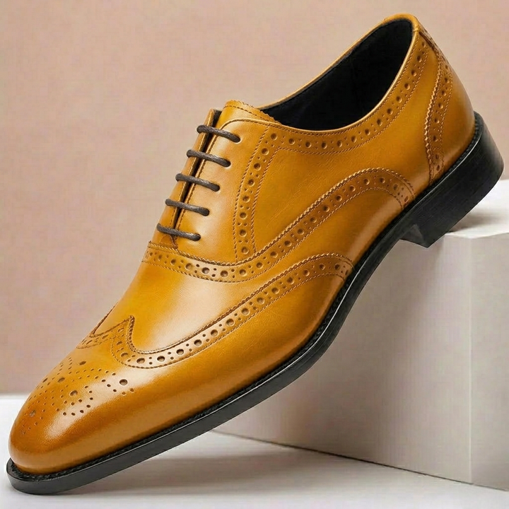 Alessandro Cowhide Leather Shoes